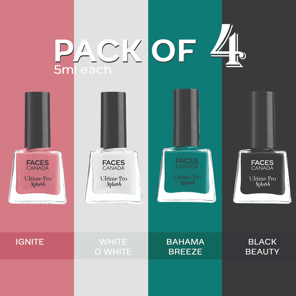 Faces Canada Ultime Pro Splash Mini Nail Paint Kit 