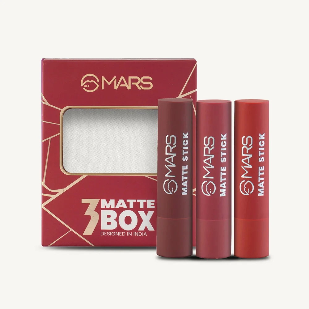 Matte Lipsticks Box - Set of 3